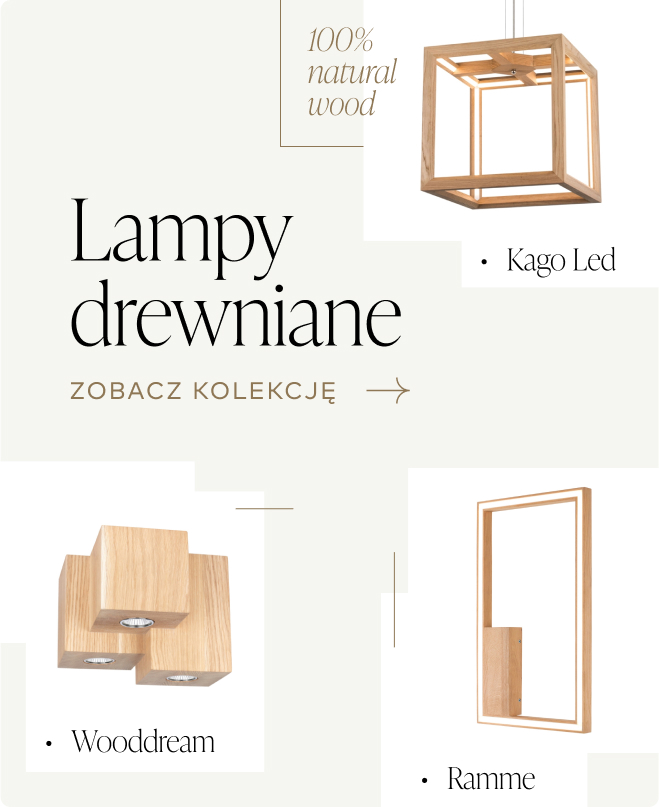 Lampy drewniane