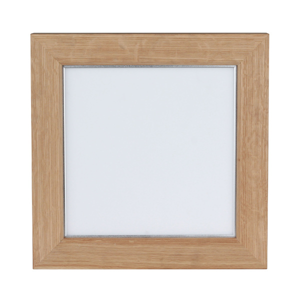 Vivica Square Ceiling Lamp 1xLED Integrated 2280lm 4000K 24W Oiled Oak/White Synthetic Material