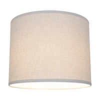 Lampshade Cylinder E27 H20 Gray Fabric A0018