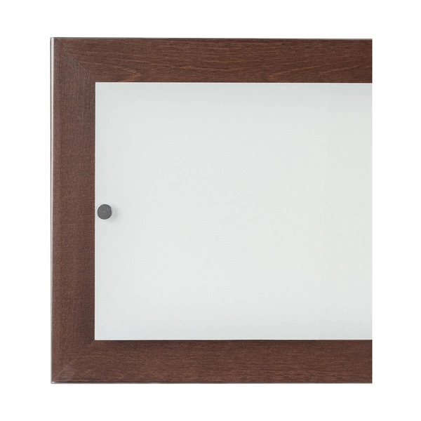 Finn Wall Lamp 1xLED Integrated 2100lm 2700K 24W Walnut Beech Wood/White-Transparent Glass 4032976