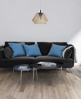 Bali Pendant Lamp 1xE27 Max.60W Chrome Metal/Transparent PVC Cable/Brown Glass 1198128