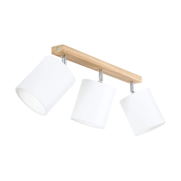 Aprillia Ceiling Lamp 3xE27 Max.25W Oiled Oak/White 56744374