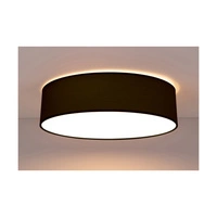 Lampa Sufitowa Josefina 3xE27 Max.25W Biały Metal/Antracytowy Klosz Tkaninowy 4783812