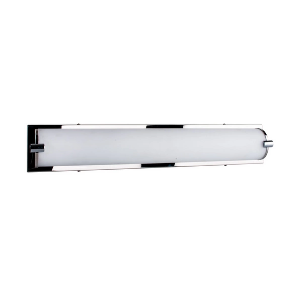 Romy Wall Lamp Incl. LED Integrated 2400lm 3000K 27W Chrome Metal/White Glass 3480128