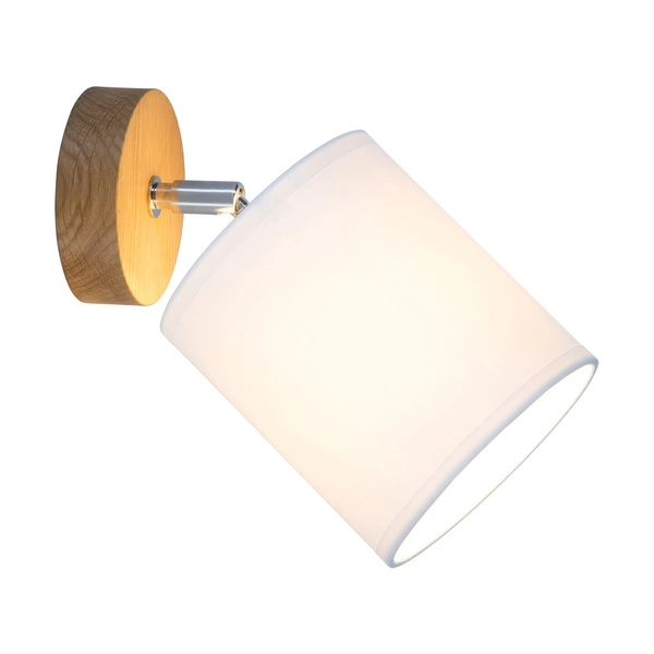 Aprillia Wall lamp 1xE27 Max.25W Oiled Oak/White 56744174