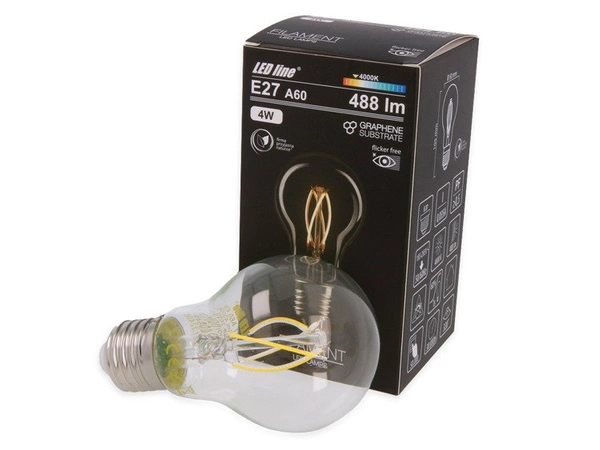 FILAMENT LED light bulb E27 6W neutral 4000K