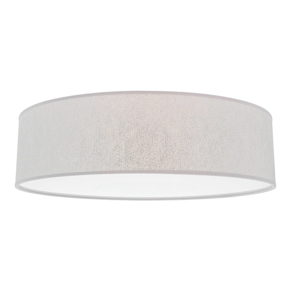 Prata Ceiling Lamp 4xE27 Max.25W White Metal/Silver Fabric Shade 95728271