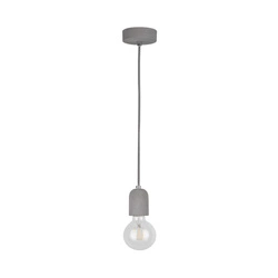 Amory Pendant Lamp 1xE27 Max.60W Gray/Black-White 9774136