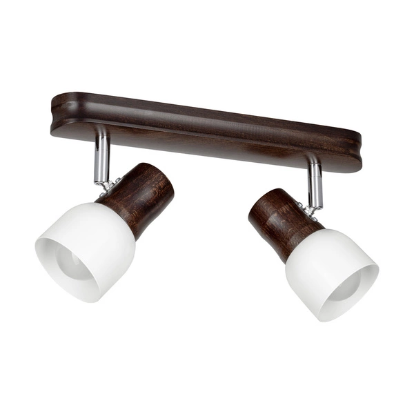 Svantje Ceiling Lamp 2xE14 Max.40W Walnut Beech Wood/White Metal 2239276