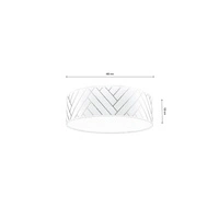 Punto Ceiling Lamp 4xE27 Max.25W Multicolor/White 4894802