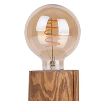 Trabo Table Table Lamp 1xE27 Max.25W Stained Pine/Black 76911151