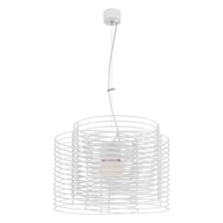 Ringo Pendant Lamp 1xE27 Max.60W Steel Metal/White Metal 1030227