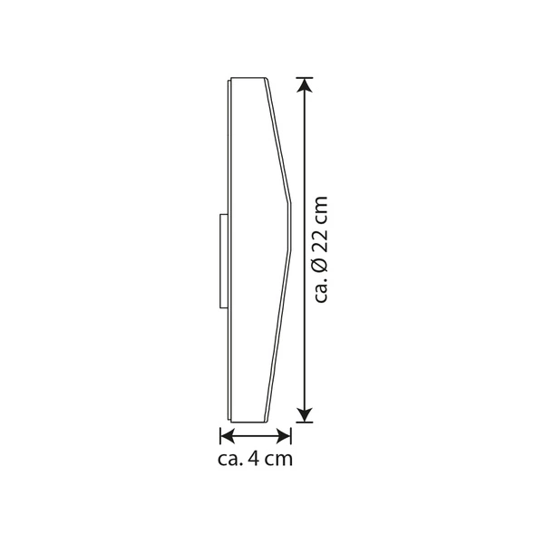 Lampa ścienna z numerem domu słonecznego w zestawie 3x0,1W LED Satin Metal/Biało-Czarny Materiał Syntetyczny 6710302
