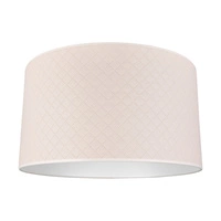 Lampshade Cylinder E27 H30 Cream Fabric A0955