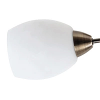 Lampa sufitowa Pisa 3xE27 maks. 60W patynowany metal/białe szkło 8280311