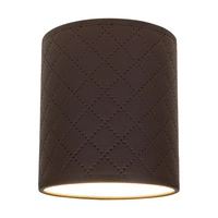 Lampshade Cylinder E27 H20 Brown Fabric A0842