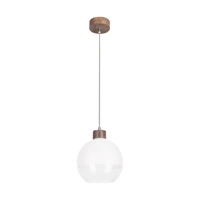 Linea Pendant Lamp 1xE27 Max.60W Walnut/Transparent/Frosted 1860176
