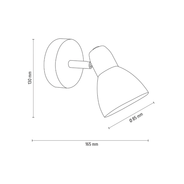 Alga Wall Lamp 1xE14 Max.40W Satin Metal/White Glass 3870127