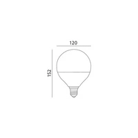 Żarówka LED E27 G120 24W barwa NEUTRALNA