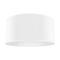 Lampshade Cylinder E27 H30 White Cellulose 100% ECO A1453