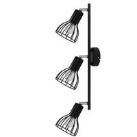 Lampa listwa czarna z drutu 3pkt MEGAN 75cm 2743304