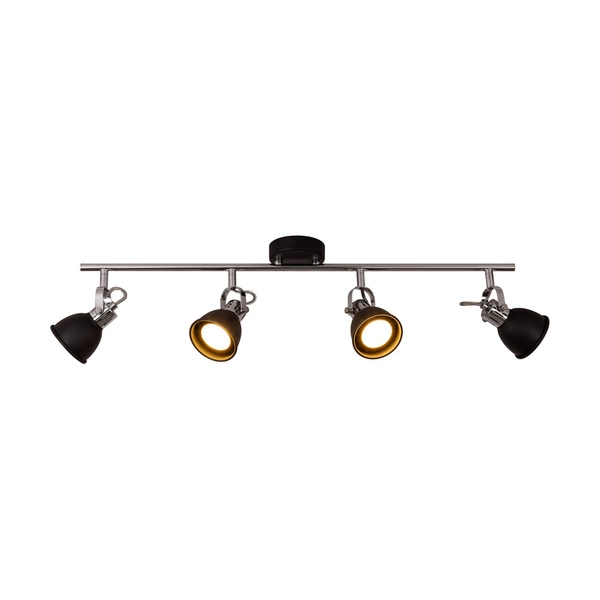 Anita Ceiling Lamp 4xGU10 Max.50W Chrome Metal/Black Metal 2766404