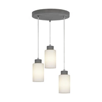 Karla Pendant Lamp 3xE27 Max.60W Gray/Transparent/Matte White 9160336R