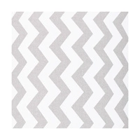 Lampshade Cylinder E27 H30 Gray-White Cotton with zigzak pattern A0504