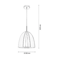 Lampa wisząca MADS miedziana 30cm 1621113