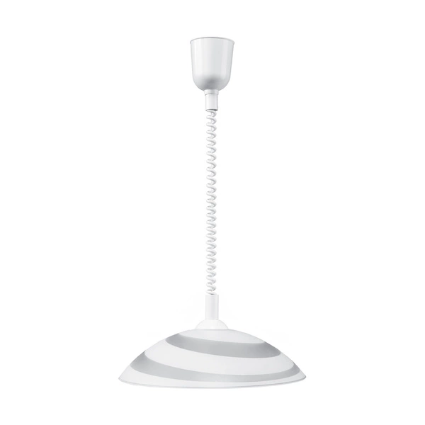 Lampa wisząca Circle 1xE27 Max.60W Biały materiał syntetyczny/Biały kabel z materiału syntetycznego/białe szkło 4313502