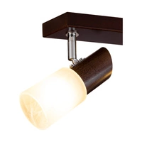Birgit Ceiling Lamp 3xE14 Max.40W Walnut Beech Wood/Alabaster Glass 2222376