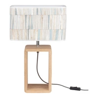 Malo Table Lamp 1xE27 Max.25W Oiled Oak/Anthracite/Multicolor 7717174