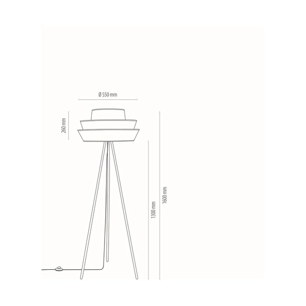 Amar Floor Lamp 1xE27 Max.40W Black/Graphite-Pink-White 12660104