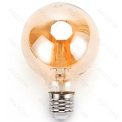 FILAMENT LED light bulb E27 6W Cold 6500K G80