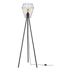 Endorfina Floor Lamp 1xE27 Max.40W Black Metal/Black PVC Cable 12520104