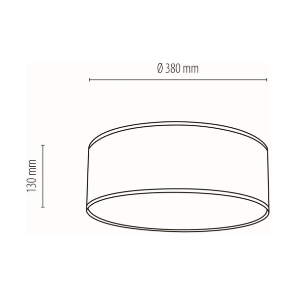 Hoja Ceiling Lamp 3xE27 Max.25W White Metal/Multicolor Wallpaper 4873802