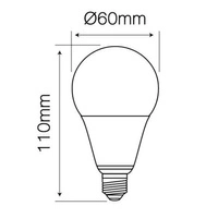 Żarówka LED line E27 170-250V 10W 1000LM 4000K A60 | neutralna