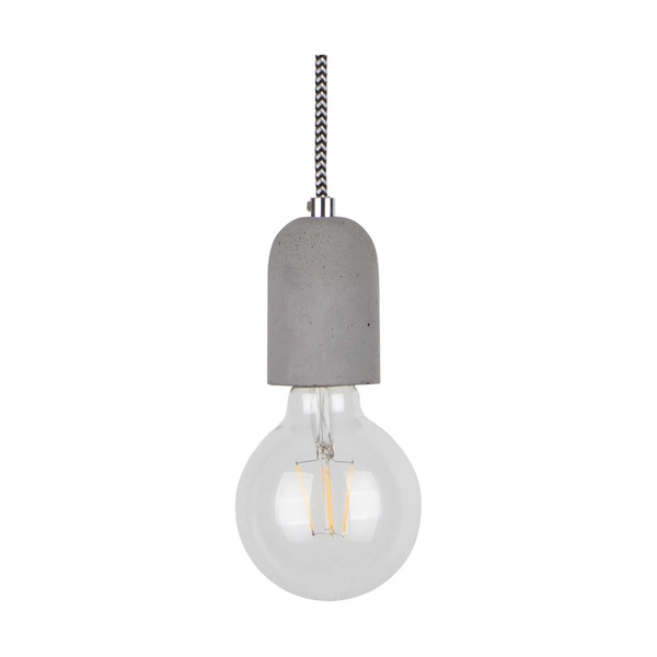 Amory Pendant Lamp 3xE27 Max.60W Gray Concrete/Black-White Fabric Cable 9774336R