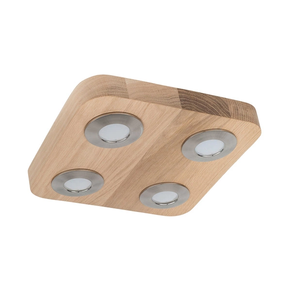 Sunniva Ceiling Lamp Incl. 4xLED 5W Oiled Oak/Satin 2291474