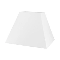 Abażur Stożkowy Prostokątny E27 H30 Biały L300/150, W250/100, H210 A1688