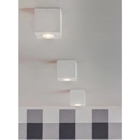 Concretedream Square Ceiling Lamp 1xGU10 Max.6W White Concrete 2076137