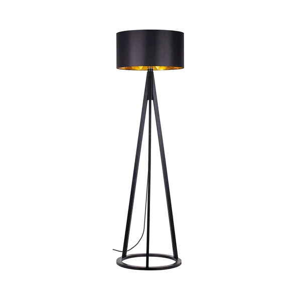 Victoria Floor Lamp 1xE27 Max.60W Black/Black-Gold/Black 6433904