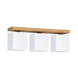 Inger Ceiling Lamp 3xE27 Max.25W Oiled Oak/White 2284374