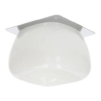 Cristaldream Set of Downlights Incl.3xG4 LED 2,3W with power adapter Chrome Metal/White Glass 51213801