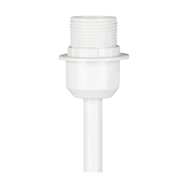 Podstawa lampy stołowej 1xE27 maks. 60W biały metal/czarny kabel PVC 7240102B