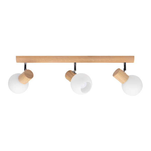 Karin Ceiling Lamp 3xE14 Max.40W Oiled Oak/White