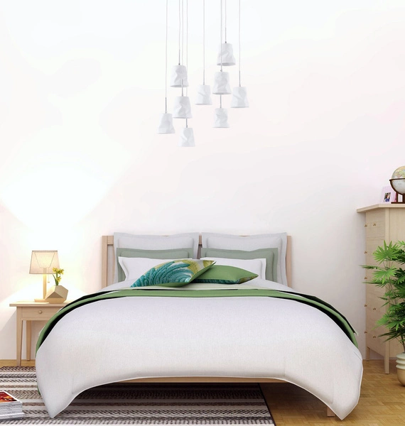 Joelle Pendant Lamp 9xG4 Max.20W Chrome Metal/White Ceramics 1870902