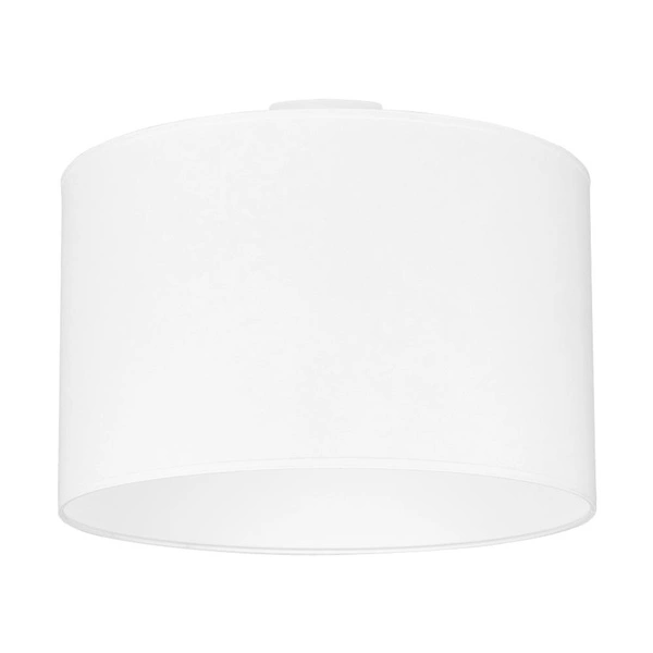 Timon Ceiling Lamp 1xE27 Max.40W White Metal/White Fabric Shade 4620104