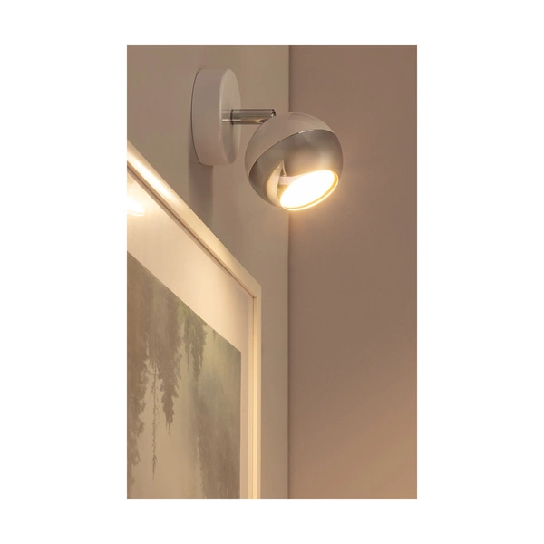 Bianca Wall Lamp 1xGU10 Max.50W Chrome Metal/White Metal 2502128