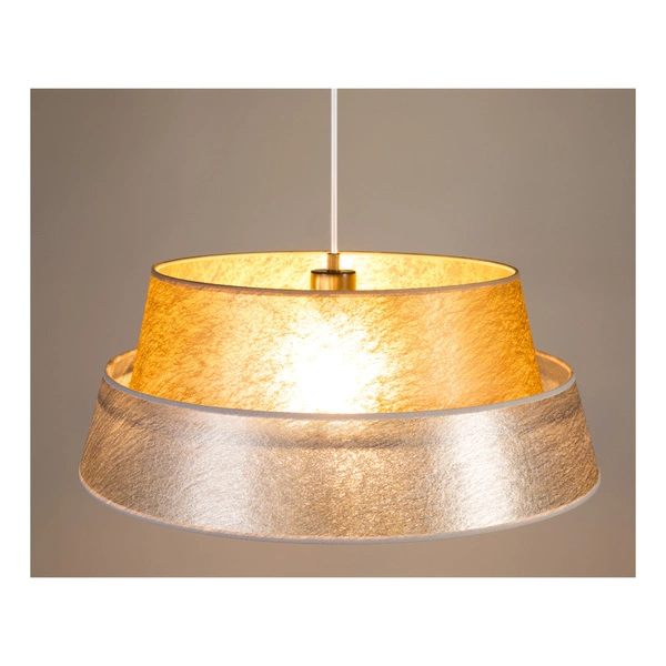 Nevoa Pendant Lamp 1xE27 Max.60W Black/Transparent PVC/Gold-Silver 150040104